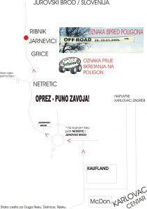 Kako doći do poligona Ribnik