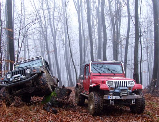 Trasiranje za offroad druženje u Ribniku