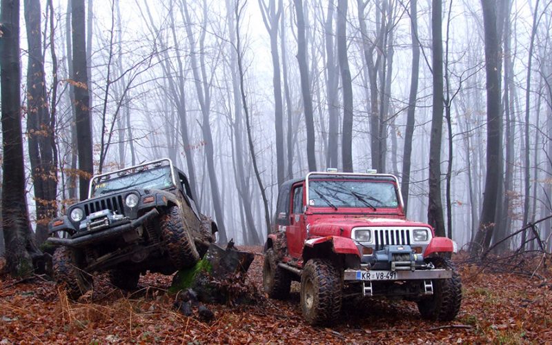 Trasiranje za offroad druženje u Ribniku