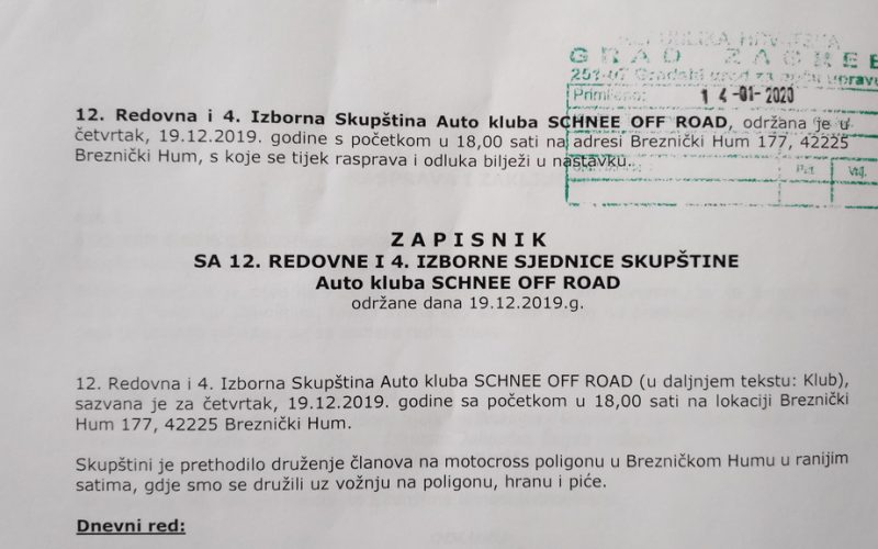 Skupština ORK Schnee 2019.